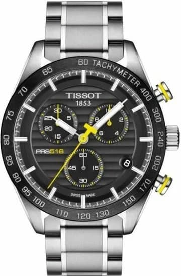 Tissot T1004171105100 PRS 516 Chronograph Stainless Steel Black Dial Watch