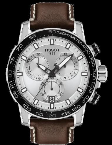 Tissot T1256171603100 Supersport Chrono Brown Leather Watch