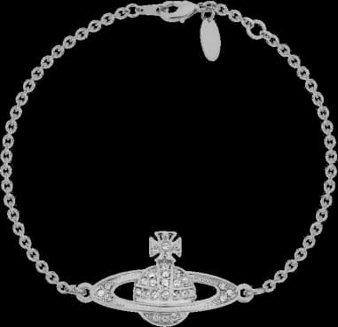 Bracelet Vivienne Westwood Olympia bas relief en chaine souple
