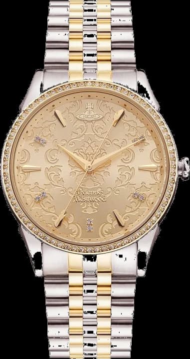 Montre Vivienne Westwood The Wallace VV208CPSG bracelet bicolore acier